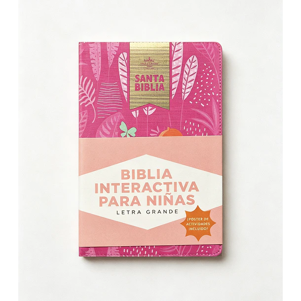 Biblia Interactiva para Niñas Letra Grande RVR60 Con Cierre  1