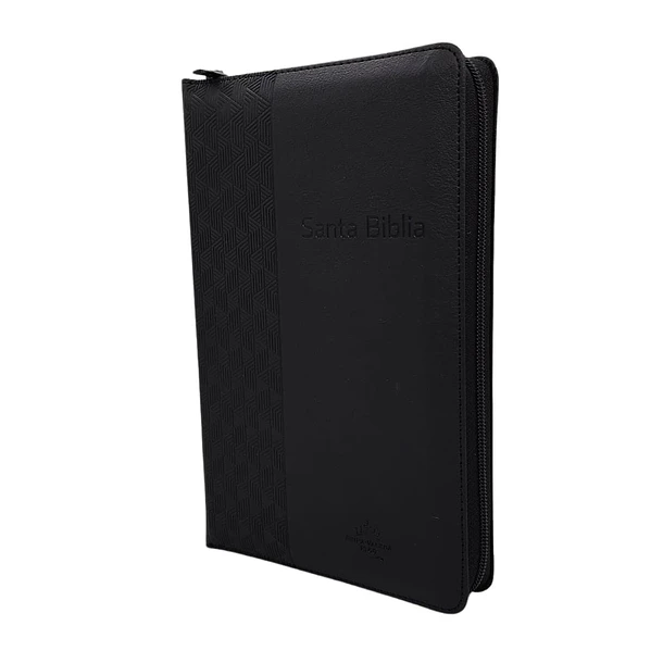Biblia Letra Grande Tamaño Manual Con Índice y Cierre RVR60 Negro 2