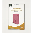 Biblia Letra Grande Tamaño Manual RVR60 Con Índice y Cierre Rosado 1