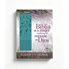 Biblia "Mujer Conforme al Corazón de Dios* RVR60 Turquesa