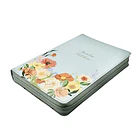 Biblia Tamaño Manual Letra Grande RVR60 Con Índice y Cierre Menta Floral 2