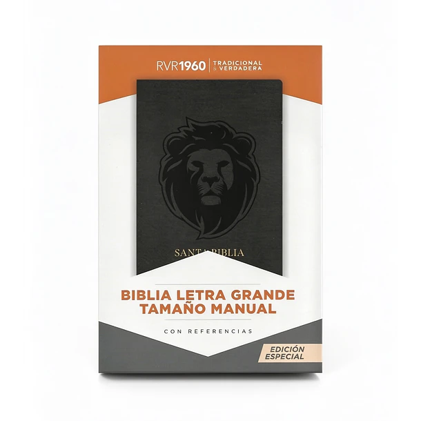 Biblia Tamaño Manual Letra Grande RVR60 León 1