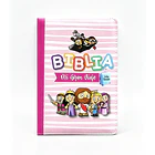 Biblia Mi gran Viaje Letra Grande RVR60 Con Cierre y Con Manilla Fucsia 1