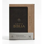 Biblia Letra Grande Tamaño Compacto RVR60 Bicolor Café 1