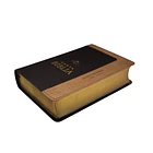 Biblia Letra Grande Tamaño Compacto RVR60 Bicolor Café 2