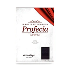 Biblia de Estudio de "La Profecía" RVR60 Edición de Lujo Negro