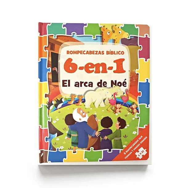 Rompecabezas Bíblico 6 en 1 El Arca de Noé  1