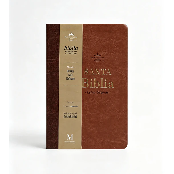 Biblia Letra Grande Tamaño Manual RVR60 Café 1