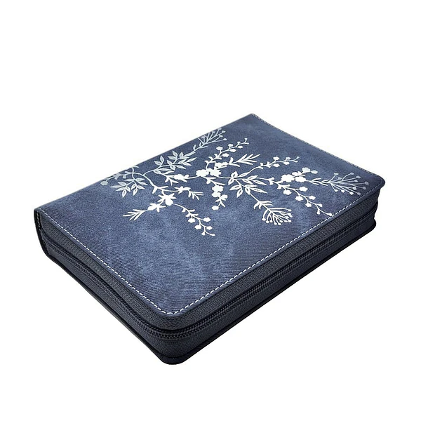 Biblia Compacta Letra Grande RVR60 Con Índice y Cierre Jeans 2