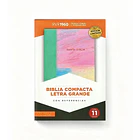 Biblia Compacta Letra Grande RVR60 Con Índice y Cierre Multicolor 1