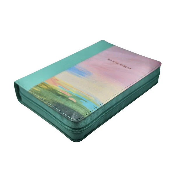 Biblia Compacta Letra Grande RVR60 Con Índice y Cierre Multicolor 2