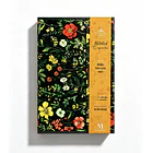 Biblia Tamaño Manual Letra Grande RVR60 Con Asa y Broche Magnético Flores/Negro 1