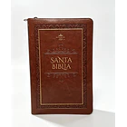 Biblia Tamaño Manual Letra Grande RVR60 Con Cierre Café 1