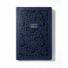 Biblia Tamaño Manual Letra Grande RVR60 Azul Marino 1