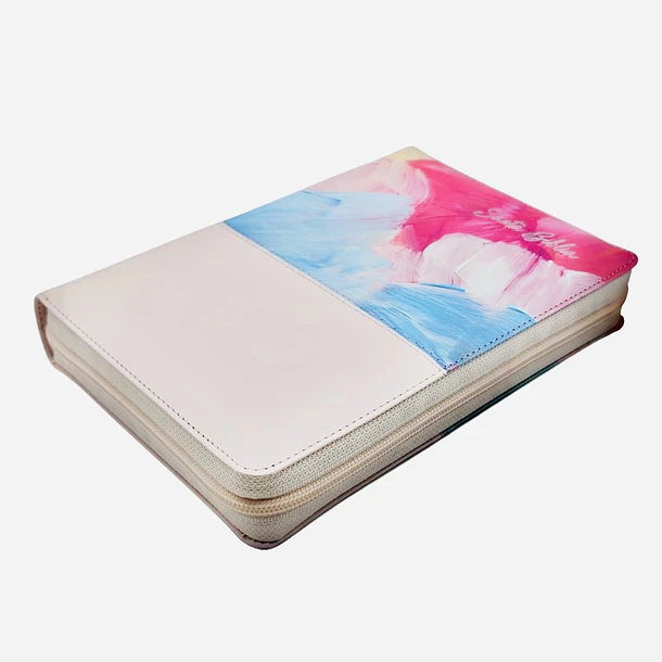 Biblia Tamaño Manual Letra Grande RVR60 Con Índice y Cierre Multicolor 2
