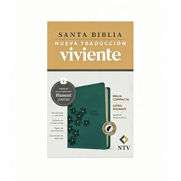 Biblia Compacta NTV  Turquesa Con Índice 1