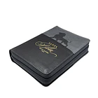 Biblia Compacta RVR60 Con Índice y Cierre León Negro/Gris 2