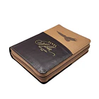 Biblia Compacta RVR60 Con Índice y Cierre Águila Cafe  2
