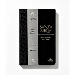 Biblia Tamaño Manual Letra Grande RVR60 Negro