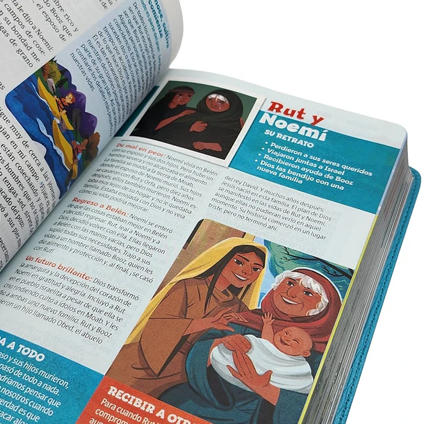 Biblia GO Tamaño Manual Nueva Traducción Viviente Azul Oceáno 4