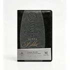 Biblia Tamaño Compacto RVR60 Con Índice y Cierre Negro/Gris Espada 1