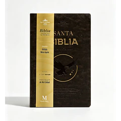 Biblia Tamaño Manual Letra Grande RVR60 Moka Águila