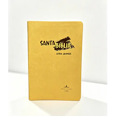 Biblia Tamaño Manual Letra Grande RVR60 Amarillo
