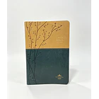 Biblia Tamaño Manual Letra Grande RVR60 Beige/Verde 1