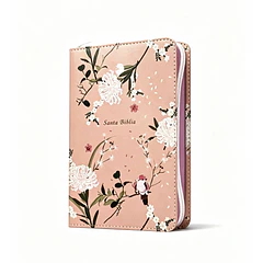 Biblia Tamaño Compacto NTV Con Cierre Jardín Coral