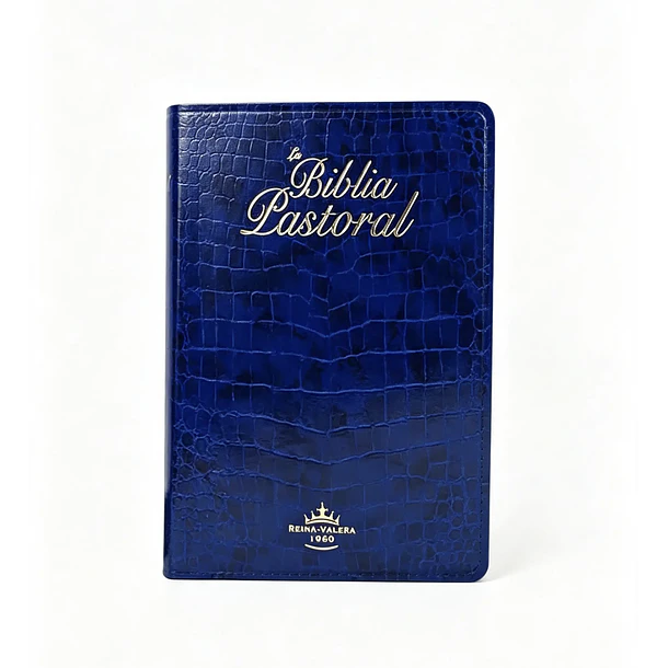 Biblia Pastoral Tamaño Manual RVR60 Azul 1