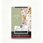 Biblia Tamaño Manual Edición Promesas RVR60 Letra Grande Con Índice Verde Floral 1