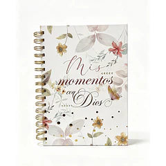 Cuaderno Devocional "Mis momentos con Dios" Floral