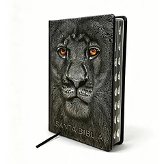 Biblia Tamaño Manual RVR60 Edición Especial León de Judá 3D Con Índice