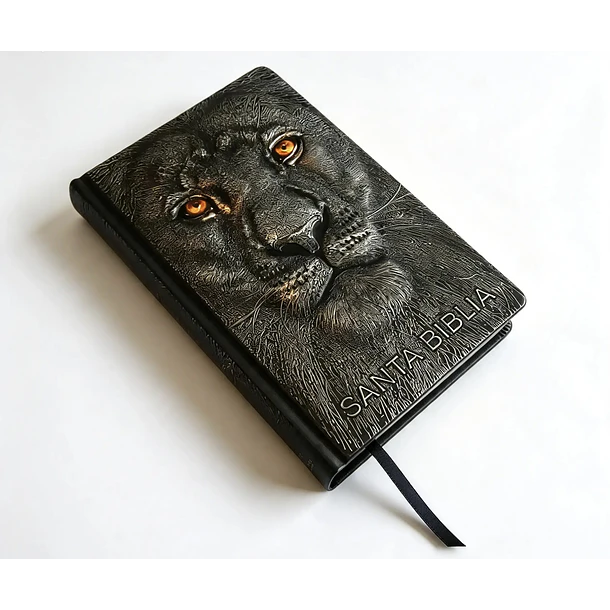 Biblia Tamaño Manual RVR60 Edición Especial León de Judá 3D Con Índice 2
