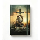 Biblia Tamaño Manual Letra Grande RVR60 Con Elástico León Victoria 1