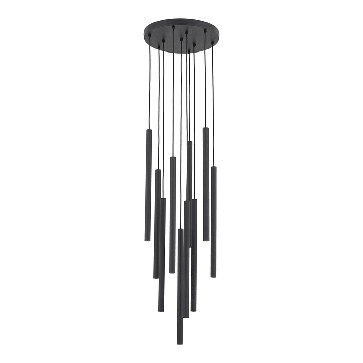 FERRO BLACK HANGING LAMP 10XG9 CIRCLE 1