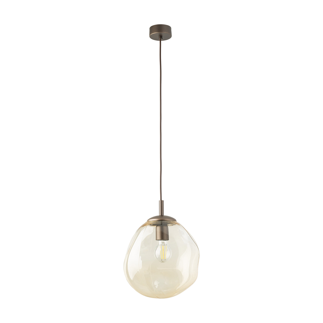 LAVA M BROWN HANGING LAMP 1