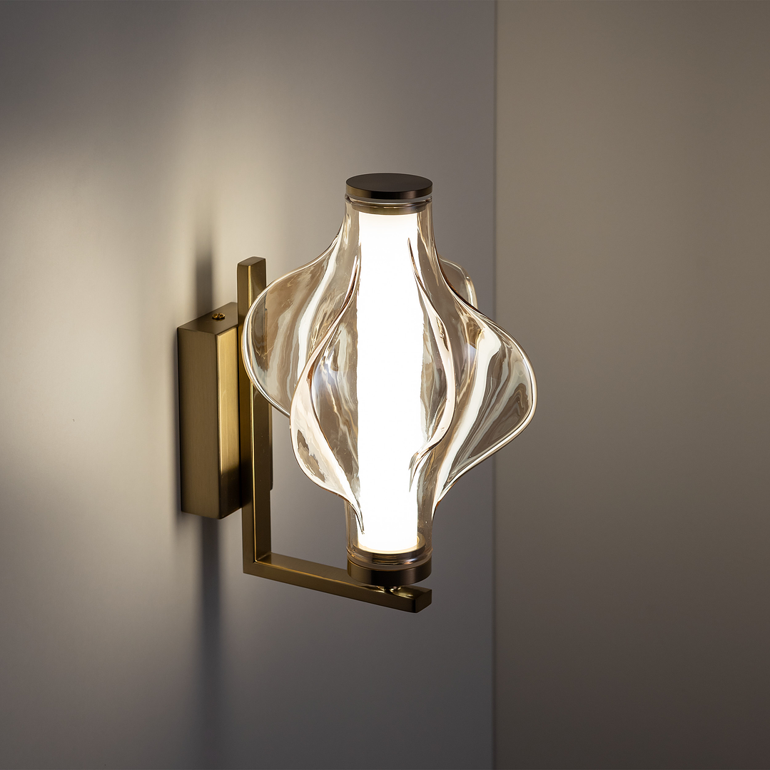 ELVA BRASS LED WALL LAMP 2