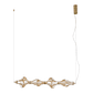 ELVA BRASS LED HANGING LAMP - Thumbnail 1