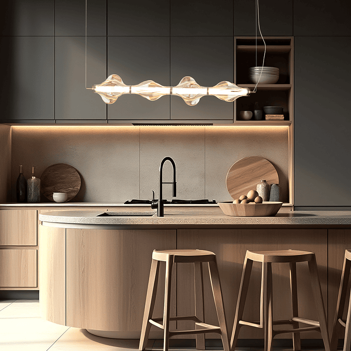 ELVA BRASS LED HANGING LAMP 2