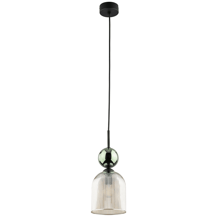 SOPHIA GREEN COGNAC HANGING LAMP 1