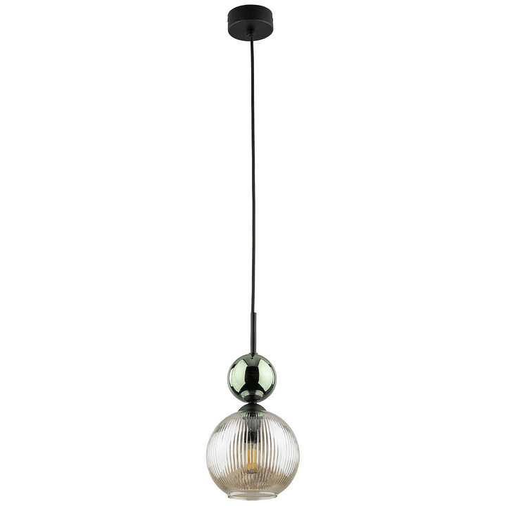 SOPHIA GREEN COGNAC HANGING LAMP 1