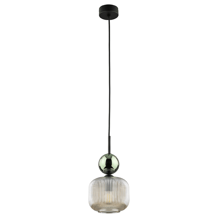 SOPHIA GREEN COGNAC HANGING LAMP 1