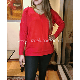 Sweater Rafaella Rojo