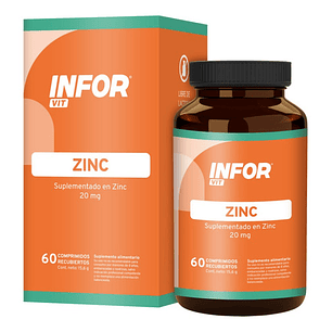 Inforvit Zinc 20mg 60 Comprimidos