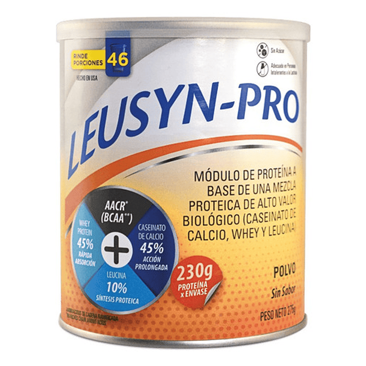 Leusyn Pro Polvo Sin Sabor 275g 2