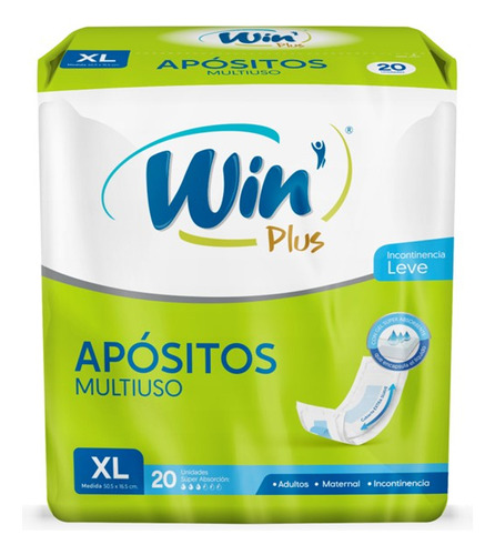 Apositos Win Plus Multiusos Talla XL x20