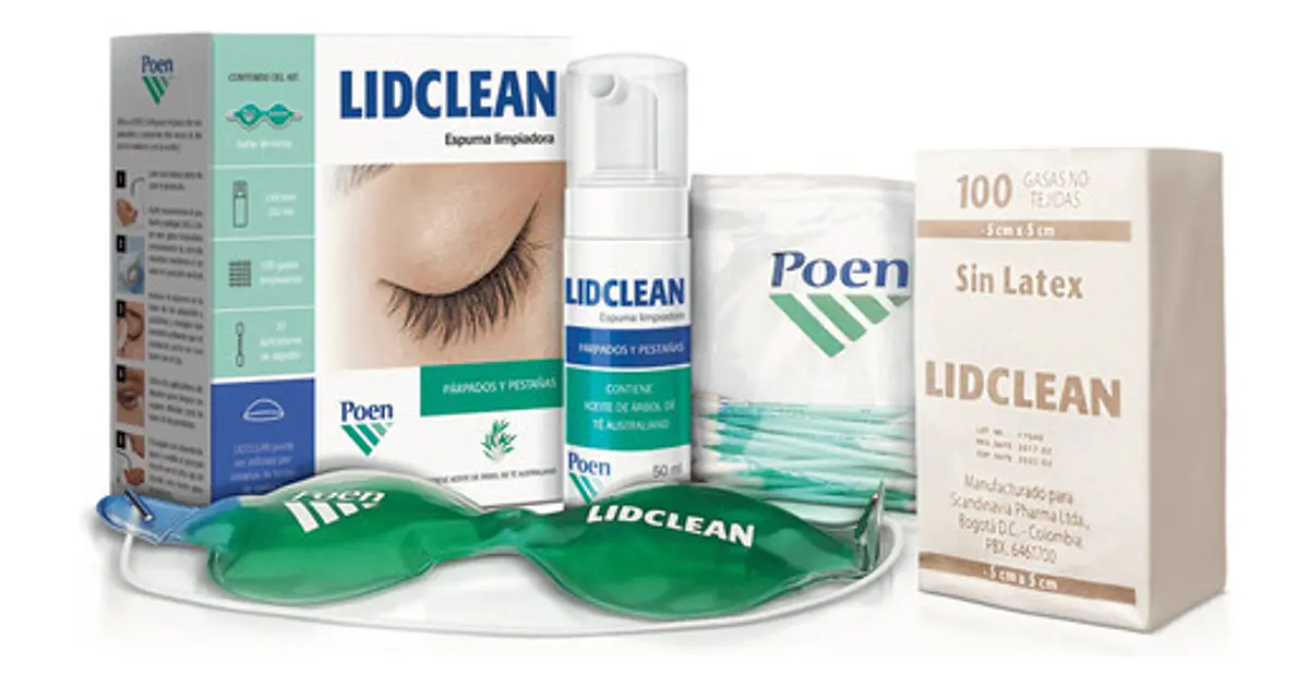 Kit Lidclean Espuma Limpiadora Párpados y Pestañas 50 ml Hig