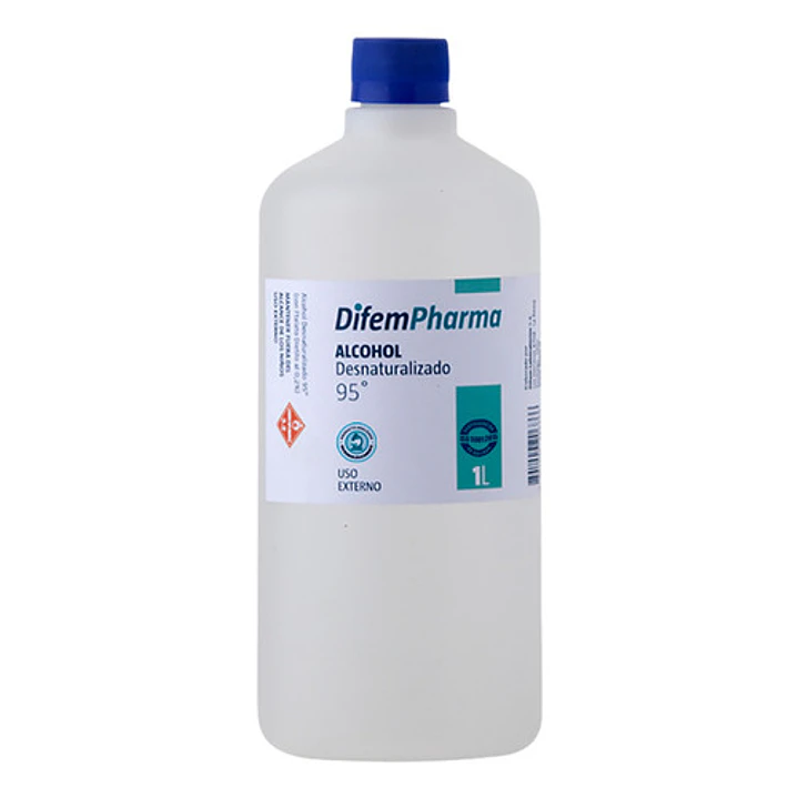 Alcohol Desinfectante 95% Difem 1 L 2