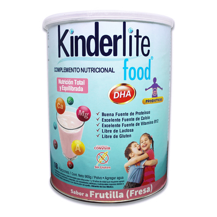 Kinderlite Frutilla Complemento Nutricional Niños 900g  5